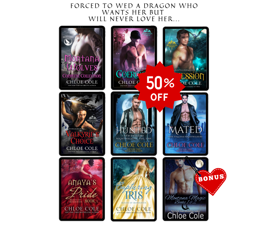 Steamy Paranormal Romance Bundle! Vampires, Wolves, and Dragons, oh my...